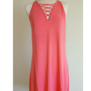 New coral color Elizabella dress, Dubarry, size S,